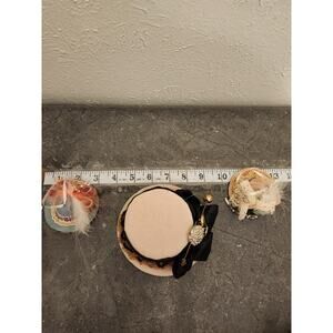 Hat Ornament‎ Christmas Tree Decoration Holiday Display Lot of 3